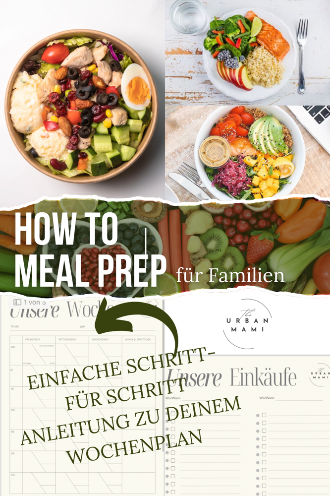 Meal-Prep, Essensplan Familien